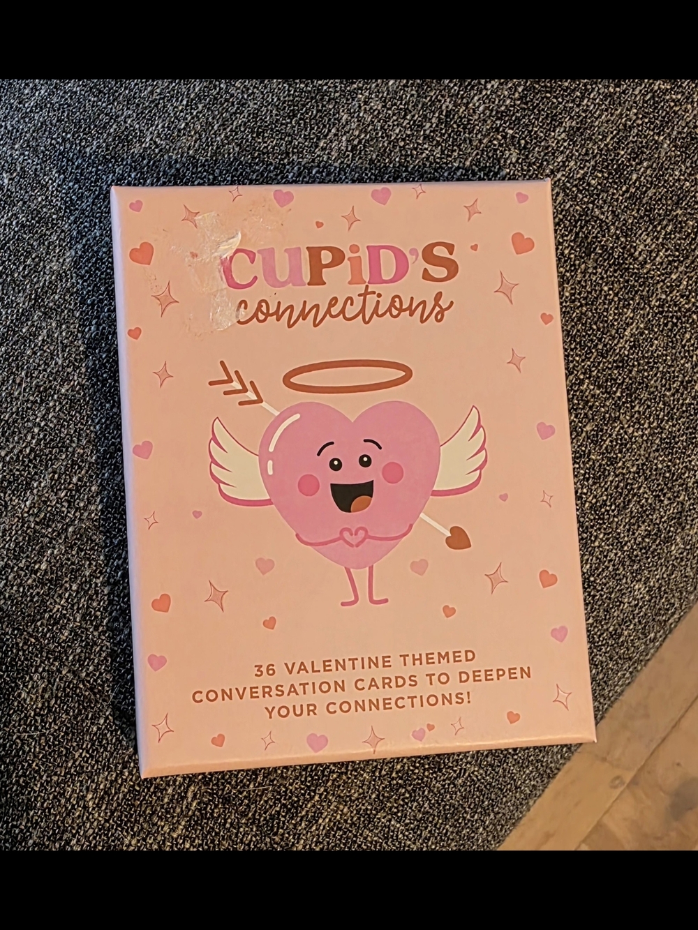Pulsar Cupid's Connections Pink and Gold Conversation Cards